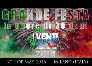 Read more about the article I Venti D’Azzurro 30 Anniversary Party!