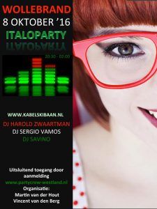 Read more about the article Italo Party Wollebrand 8 okt 2016
