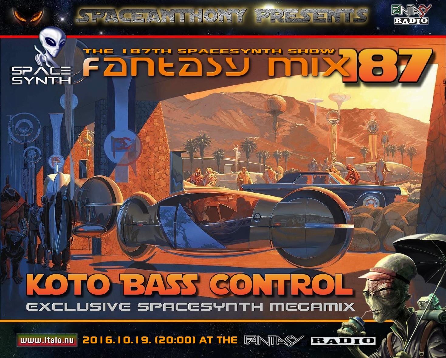 Read more about the article SpaceAnthony presents – Koto Bass Control – SpaceSynth MegaMix