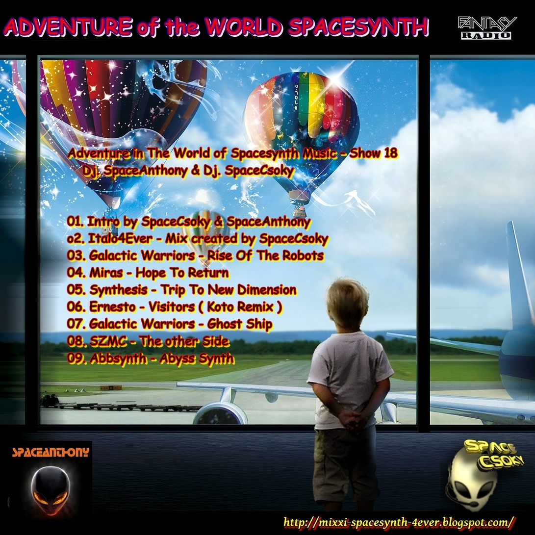 Read more about the article Adventure in The World of Spacesynth Music – Show 18 – Playlist