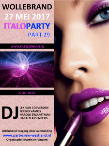 Read more about the article Italo Party Wollebrand 27 Mei