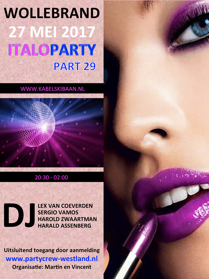 Read more about the article Italo Party Wollebrand 27 Mei