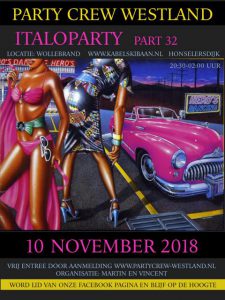 Read more about the article 10th of Nov 2018 The WOLLEBRAND Italo Party