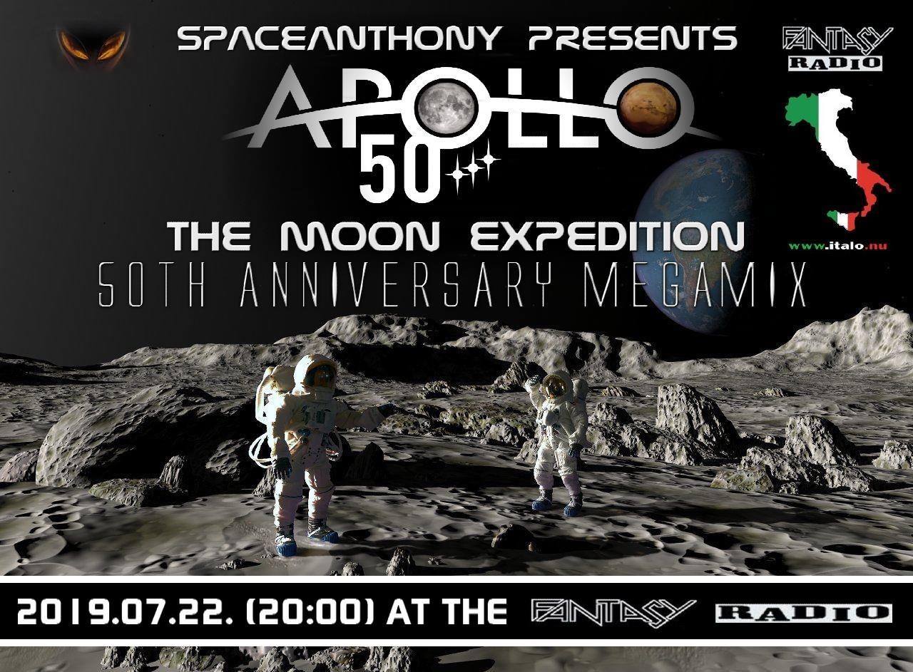 Read more about the article SpaceAnthony  presented –   The Moon Expedition –                           SpaceSynth  MegaMix