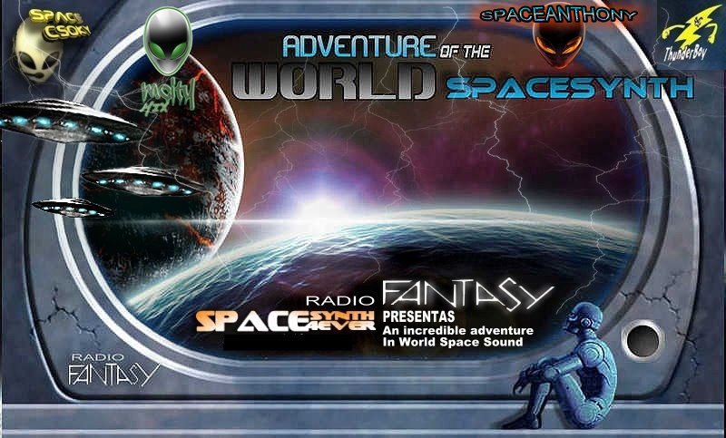Read more about the article Every Monday, at 20:00, we invite you to a spacesynth show!   SpaceCsoky, SpaceAnthony, mCITY and ThunderBoy.