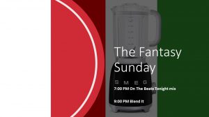 Read more about the article Fantasy Sunday