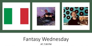 Read more about the article Fantasy Wednesday