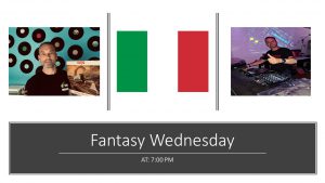 Read more about the article Fantasy Wednesday