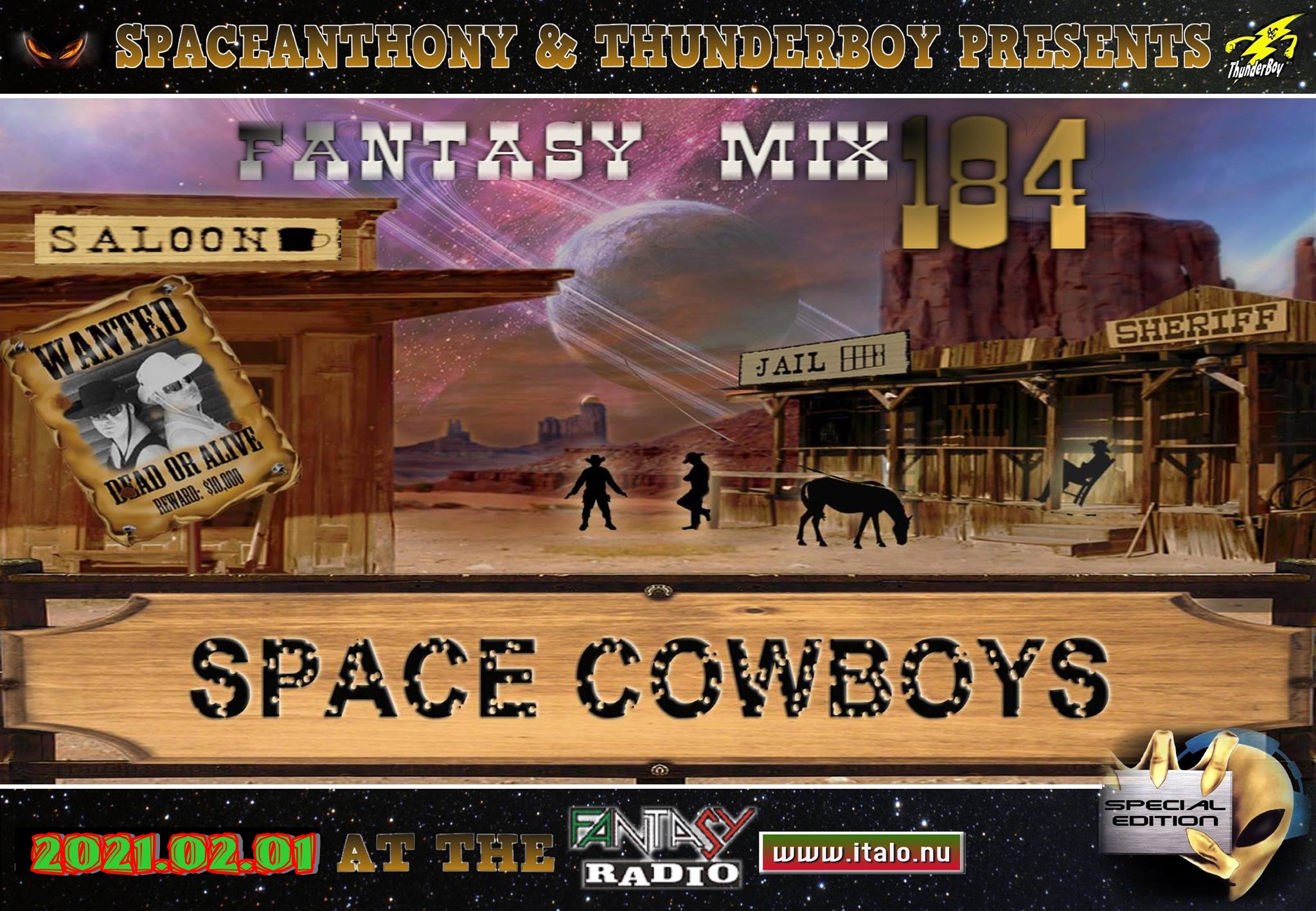 Read more about the article SpaceAnthony & TunderBoy  Presented  –                  Space Cowboys