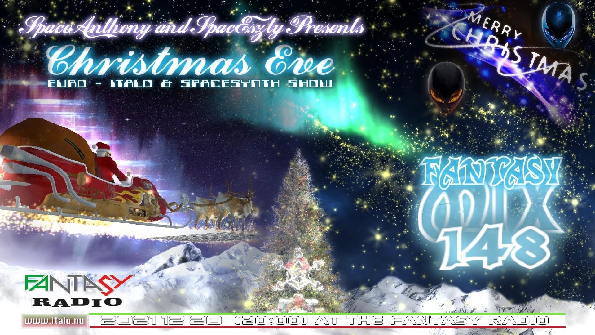 Read more about the article SpaceAnthony & SpacEszty – Presents – Christmas Eve – Fantasy Mix 148
