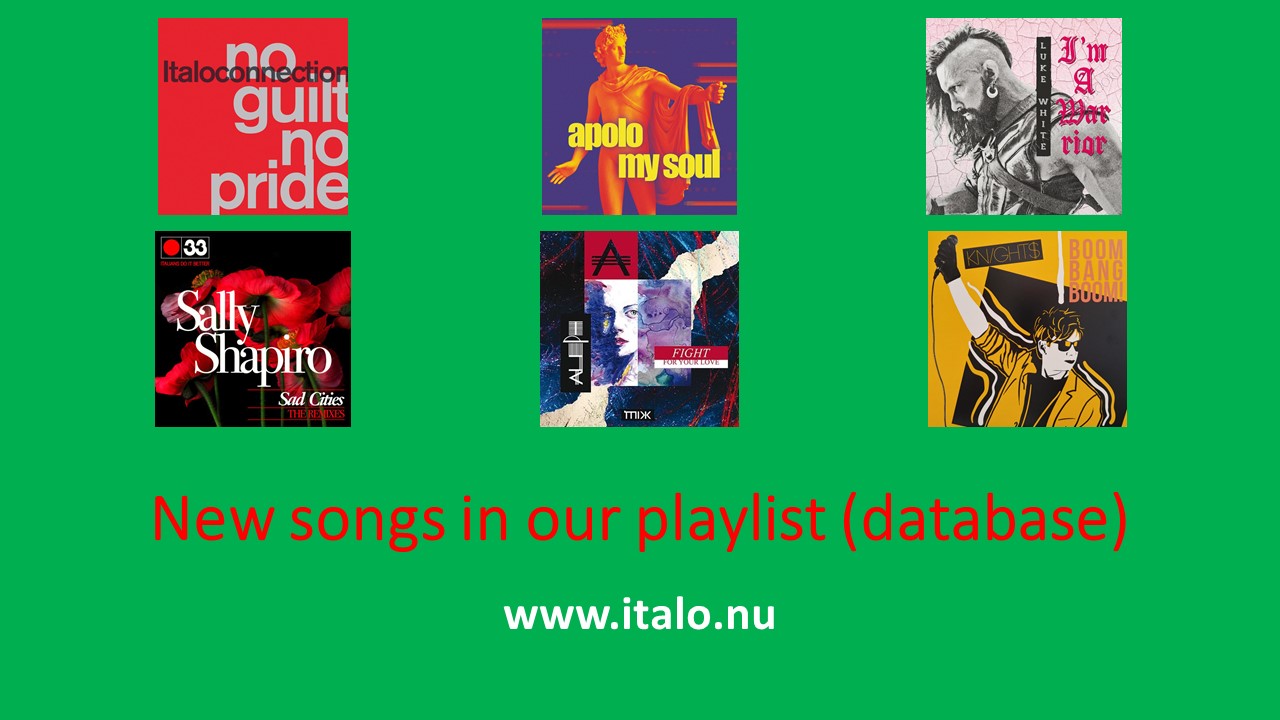 Read more about the article New songs in our playlist (database)