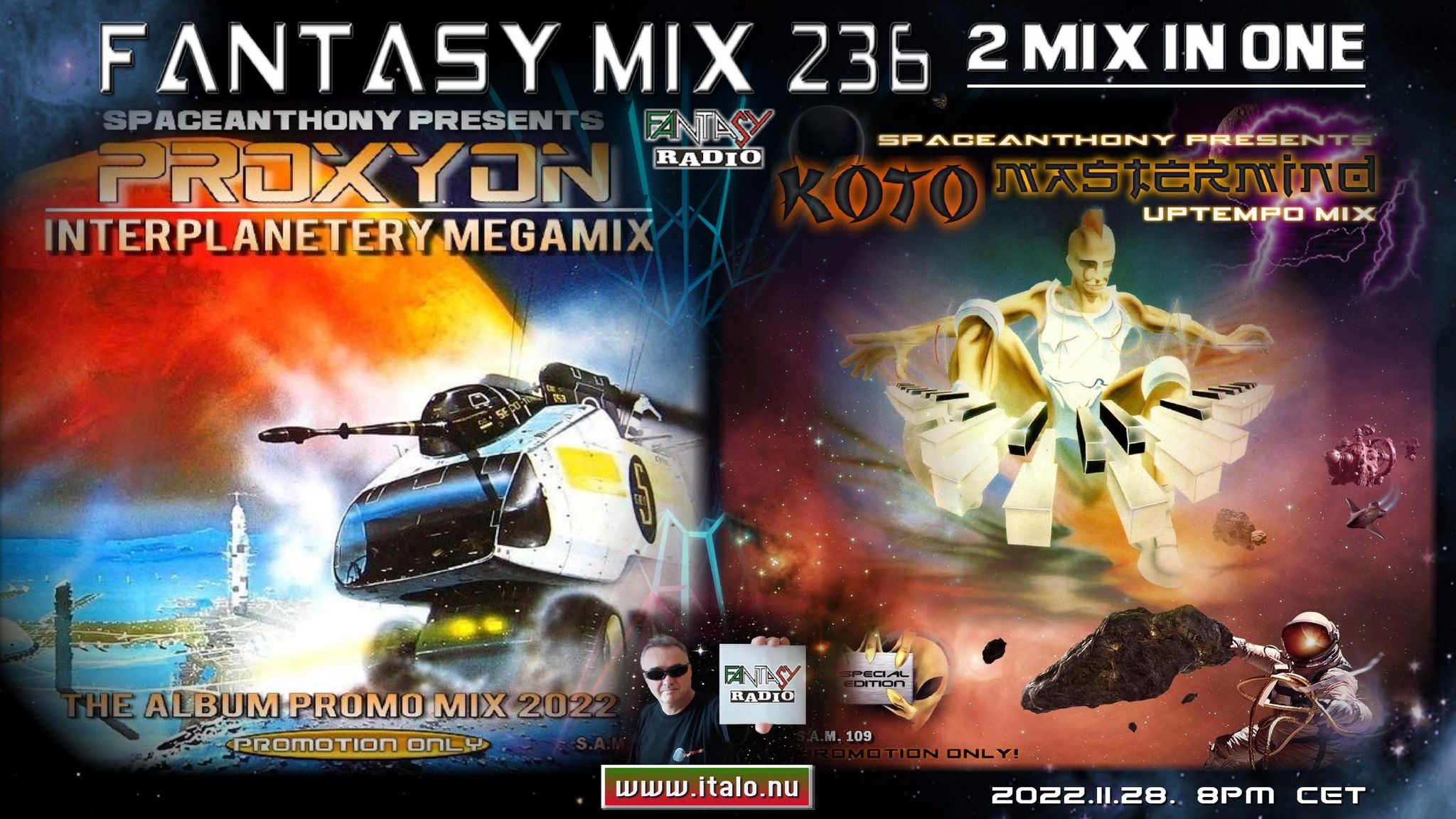 Read more about the article SpaceAnthony Presents – Fantasy Mix 236 – 2 Mix In One