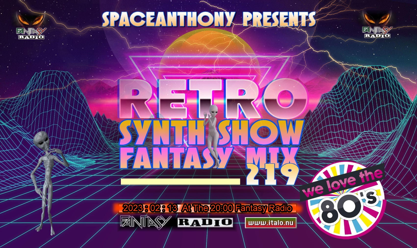 Read more about the article Fantasy Mix 219 – Retro Synth Show – by SpaceAnthony