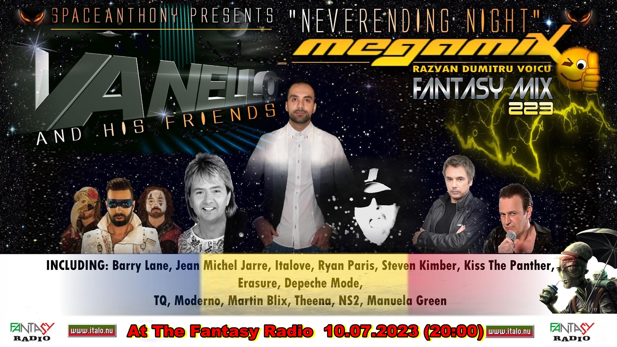 Read more about the article SpaceAnthony Presents – Fantasy Mix 223 – VANELLO & HIS FRIENDS