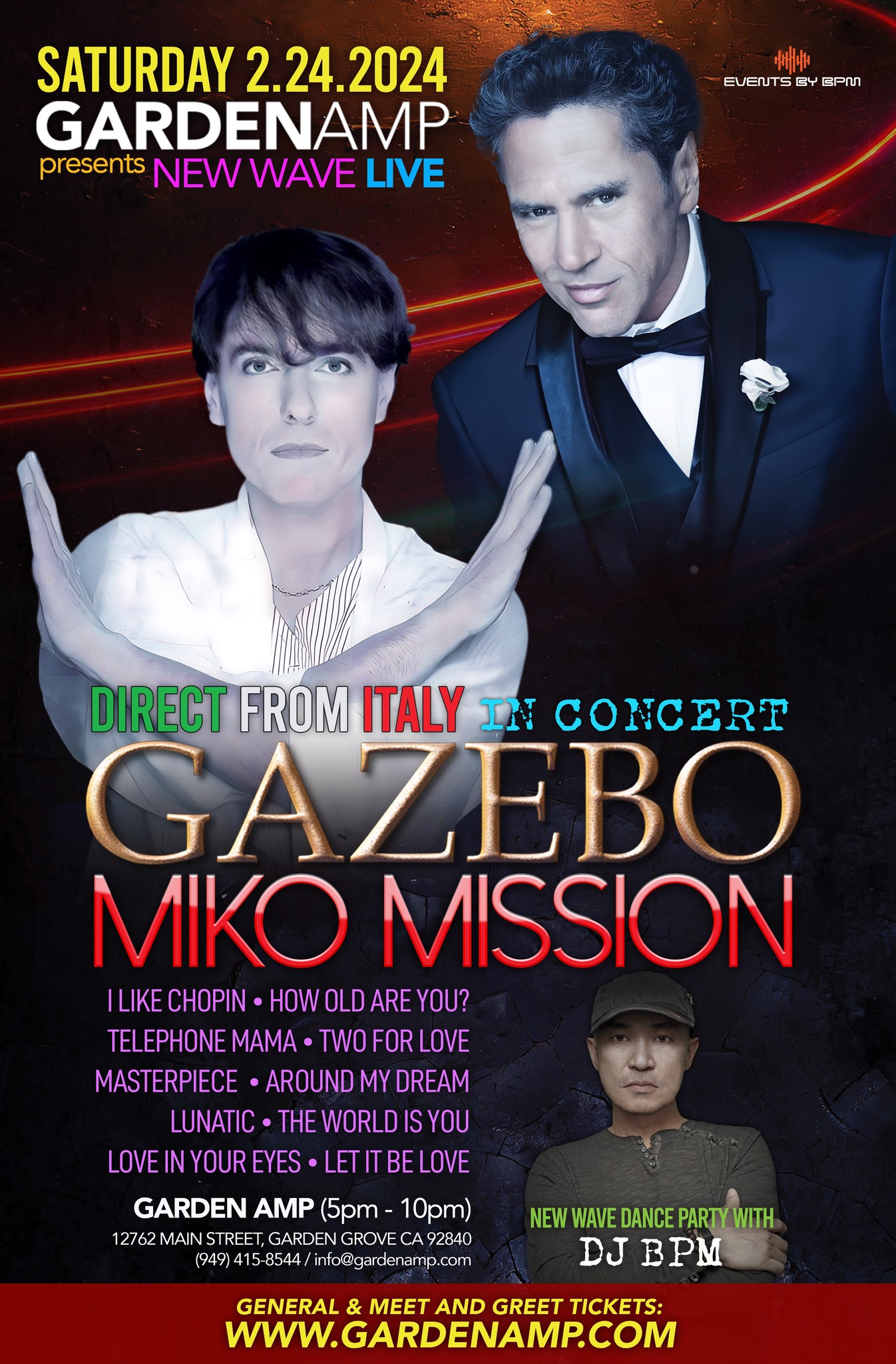 Read more about the article Gazebo & Miko Mission – LIVE In Concert.
