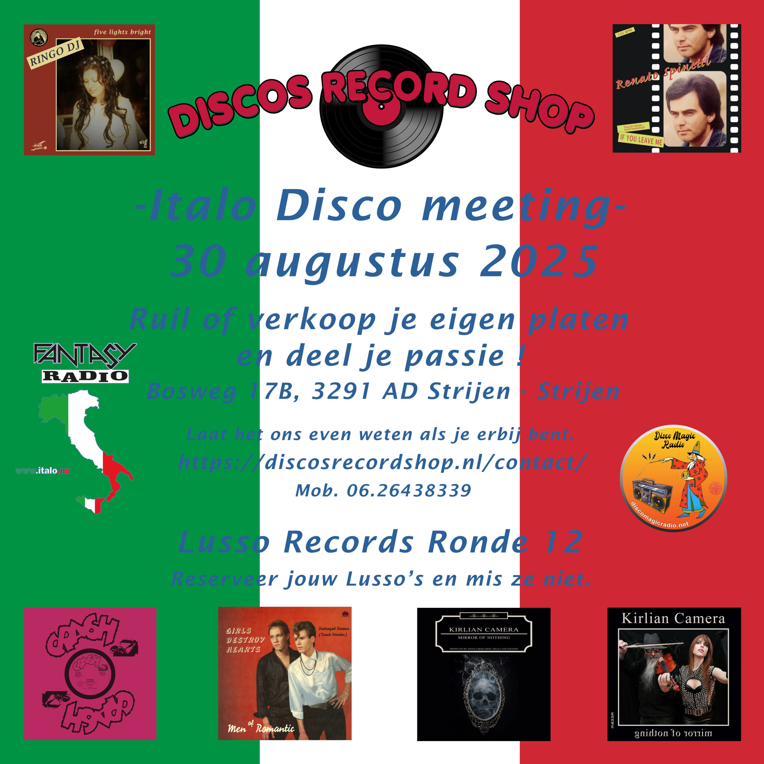 Read more about the article Lusso Records Round ’12 – Saturday, August 30, 2025