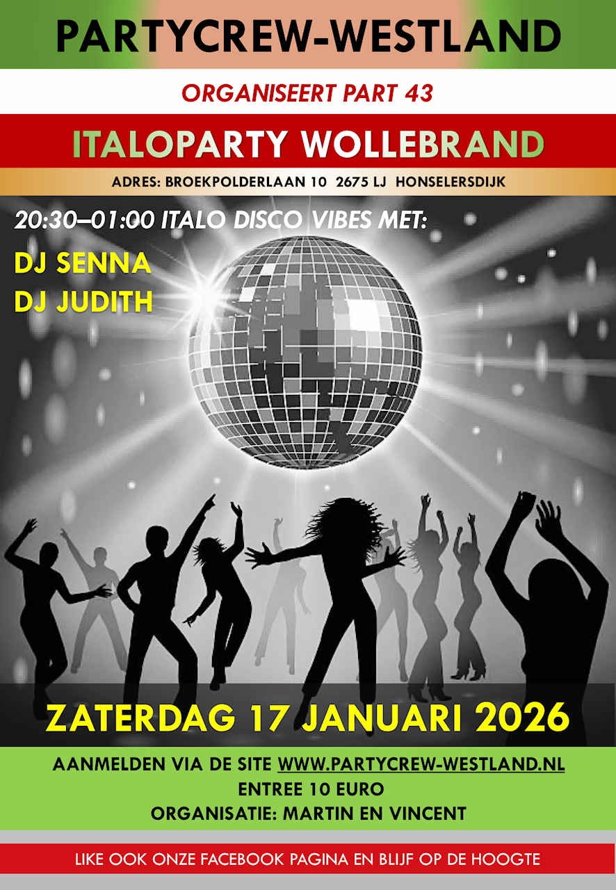 Read more about the article 17-01-2026 Wollebrand Italoparty part 43