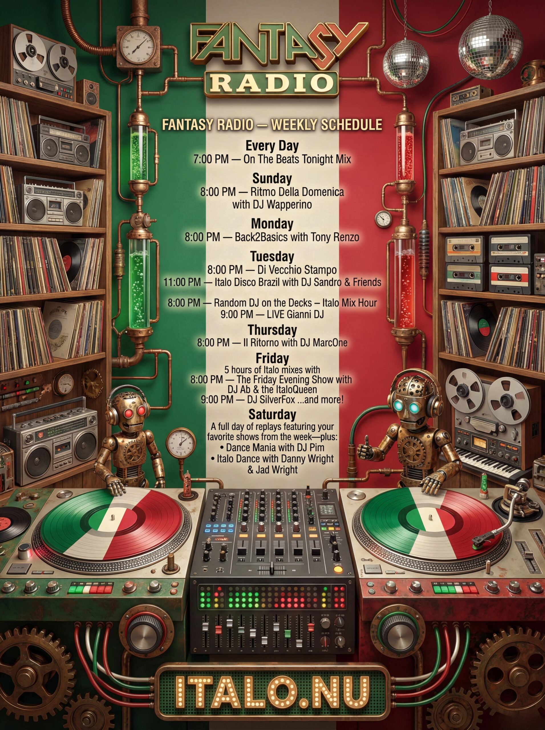 Read more about the article Your Ultimate Weekly Schedule on Fantasy Radio!