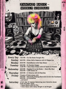 Read more about the article Your Ultimate Weekly Schedule on Fantasy Radio!