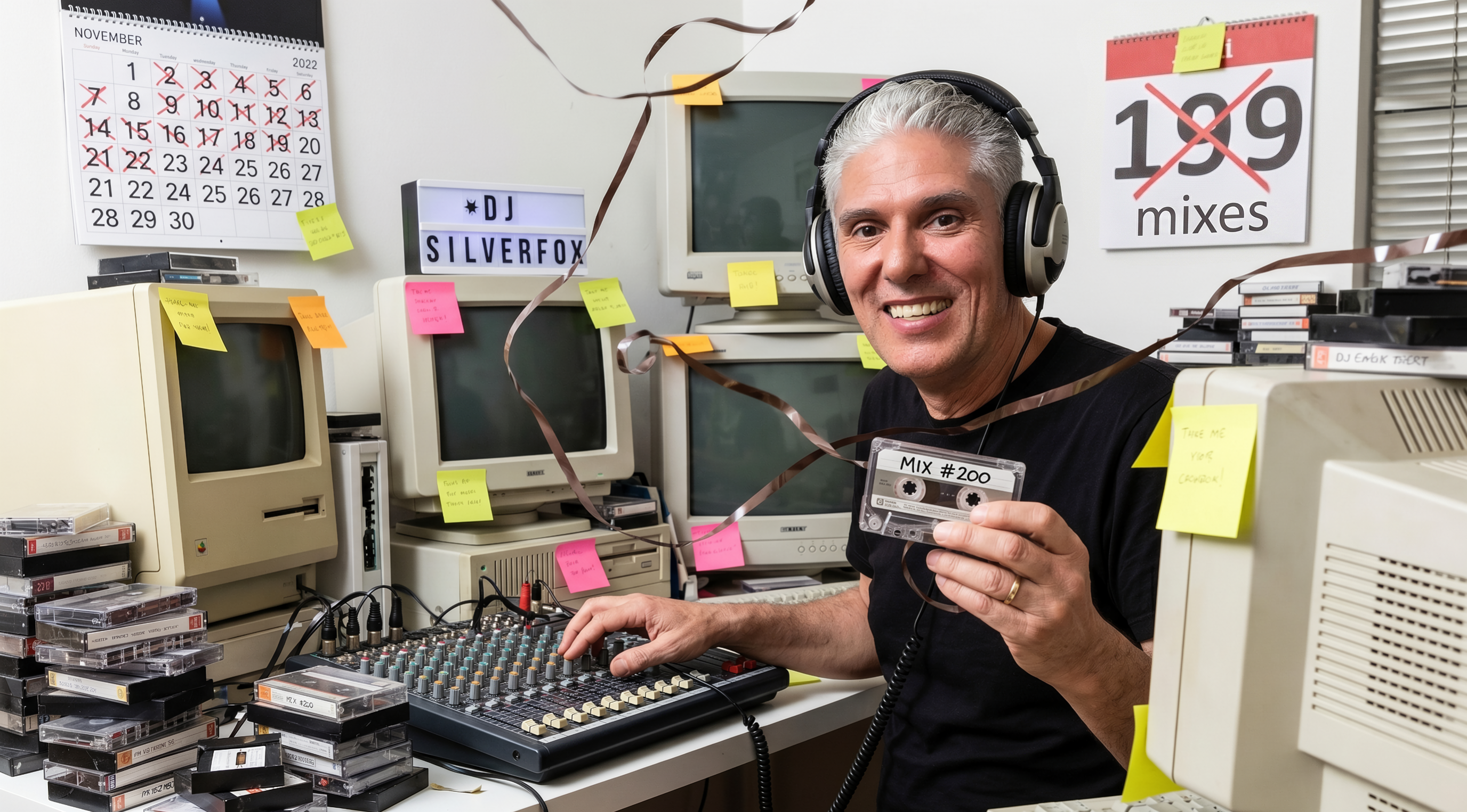 Read more about the article Tonight: DJ Silverfox Drops Mix #200! 🦊🎧